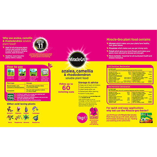 Miracle-Gro Rhododendron Plant feed Granules 1kg