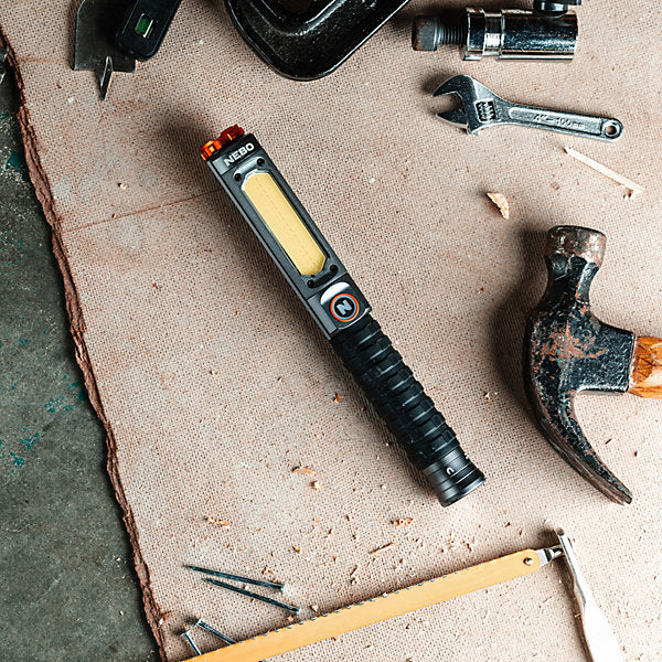 Nebo Big Larry Pro 3.7V Cordless Integrated LED Rechargeable Work light, 600lm