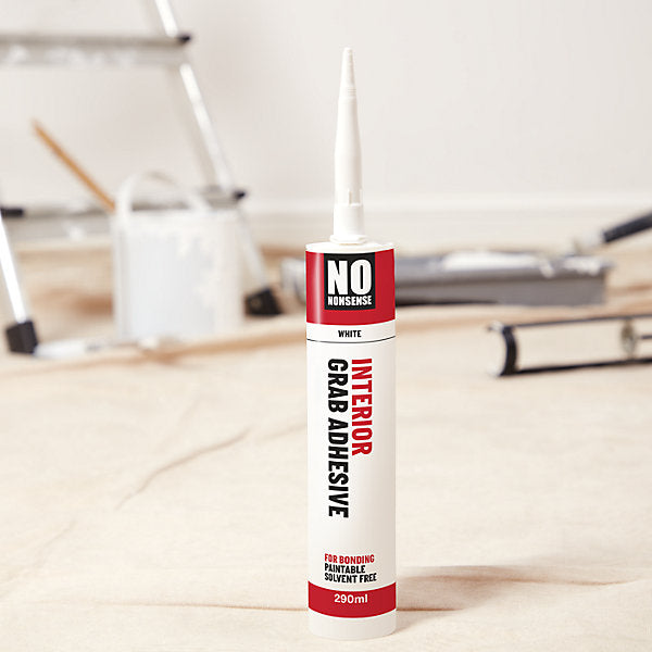 No Nonsense Acrylic White Grab adhesive 290ml