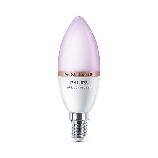 Philips WiZ SES 40W LED Cool white, RGB & warm white Candle Dimmable Light bulb