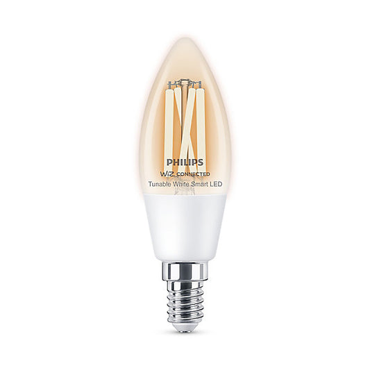 Philips WiZ SES 40W LED Cool white & warm white C35 Dimmable Light bulb
