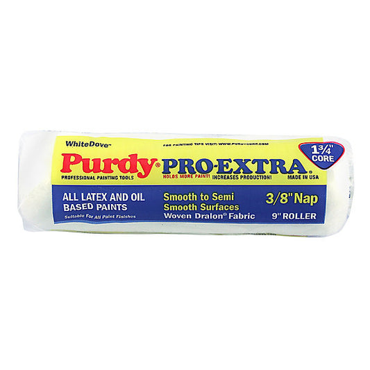 Purdy White dove Short Pile Woven nylon 9" Roller sleeve