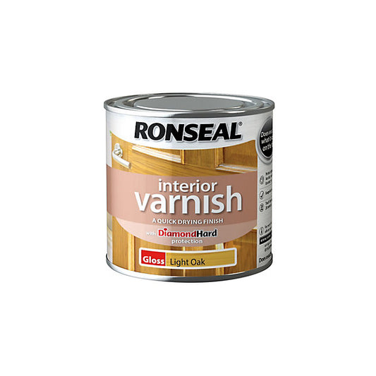 Ronseal Oak Gloss Skirting Wood varnish, 250ml