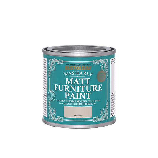Rust-Oleum Hessian Matt Multi-room Furniture paint, 125ml