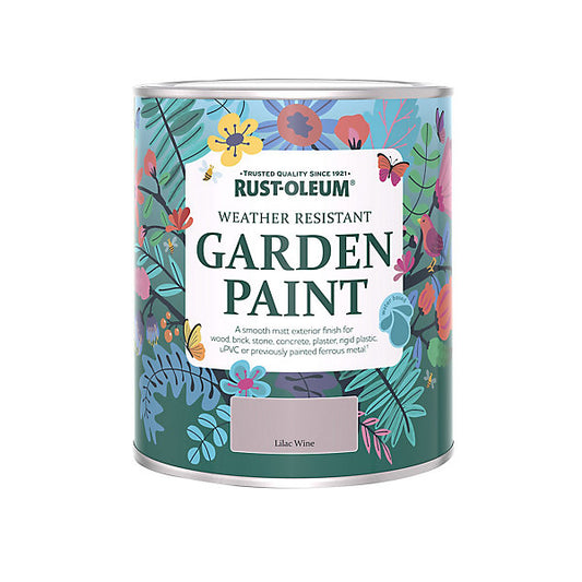 Rust-Oleum Lilac Wine Matt Multi-surface Exterior Topcoat Paint, 750ml Tin