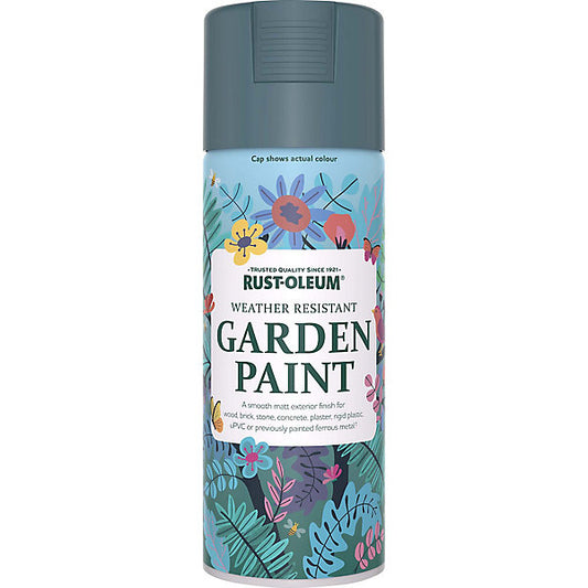 Rust-Oleum Pacific State Matt Multi-surface Exterior Topcoat Paint, 400ml Spray can
