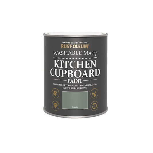 Rust-Oleum Serenity Matt Kitchen Cupboard paint, 750ml