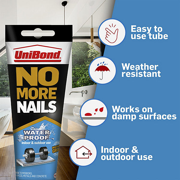 UniBond No More Nails Off-white Grab adhesive 340ml