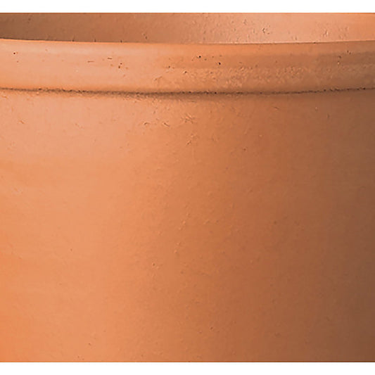 Verve Laleh Terracotta Brown Terracotta Plant pot (Dia) 23.5cm, (H)30cm, 8L