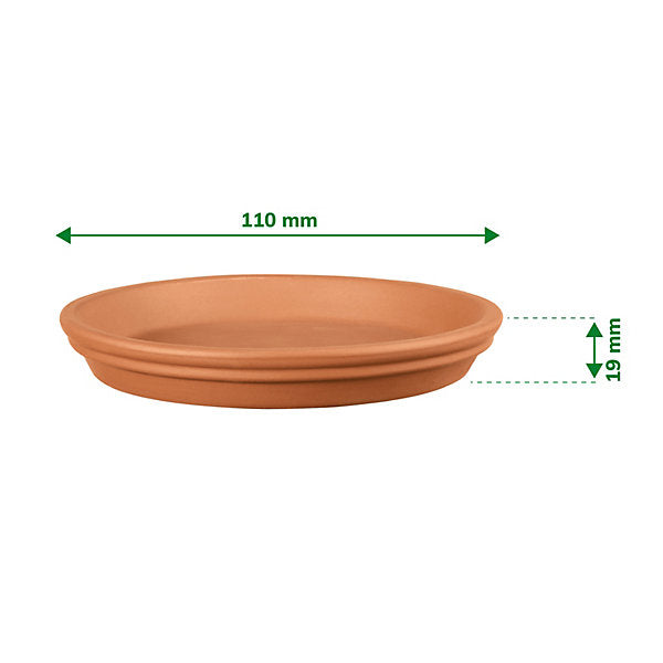 Verve Laleh Terracotta Saucer (Dia)11cm