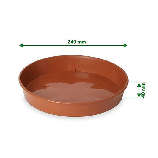 Verve Lei Terracotta Grow pot Saucer (Dia)24cm