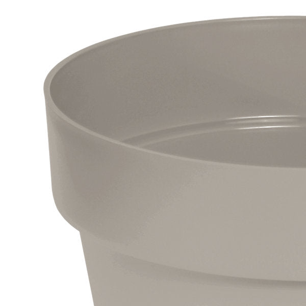 Verve Nurgul Matt Peyote Beige Plastic Plant pot (Dia) 40cm, (H)35.4cm, 29L