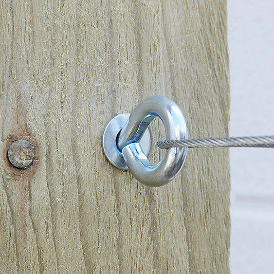 Verve Steel Tensioning bolt Plant support (L)14cm (Dia)0.5cm, Pack of 4