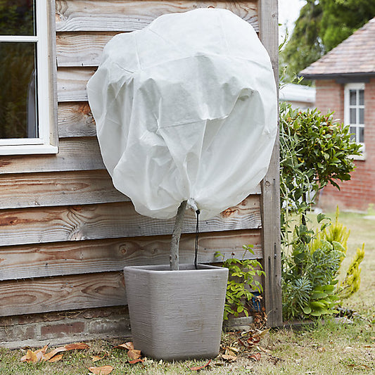 Verve White Plastic Fleece, (L)2m (W)1.5m, Pack of 3