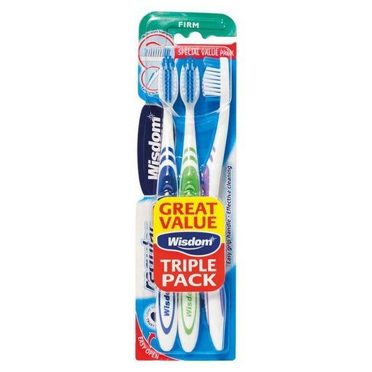 Wisdom 3 Firm Regular Plus Toothbrushes