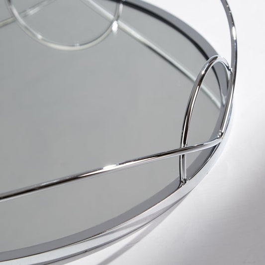 Dorma Silver Mirrored Tray