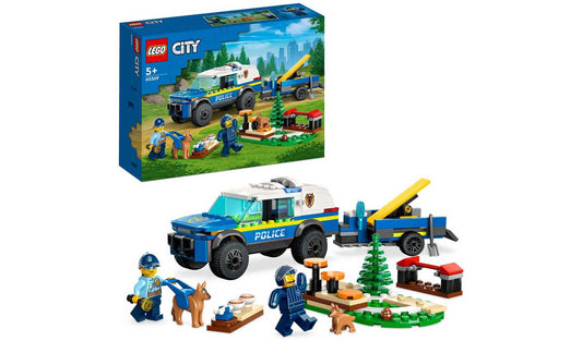 LEGO City Mobile Police Dog Training Set with Toy Car 60369