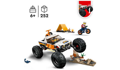 LEGO City 4x4 Off-Roader Adventures Monster Truck Toy 60387