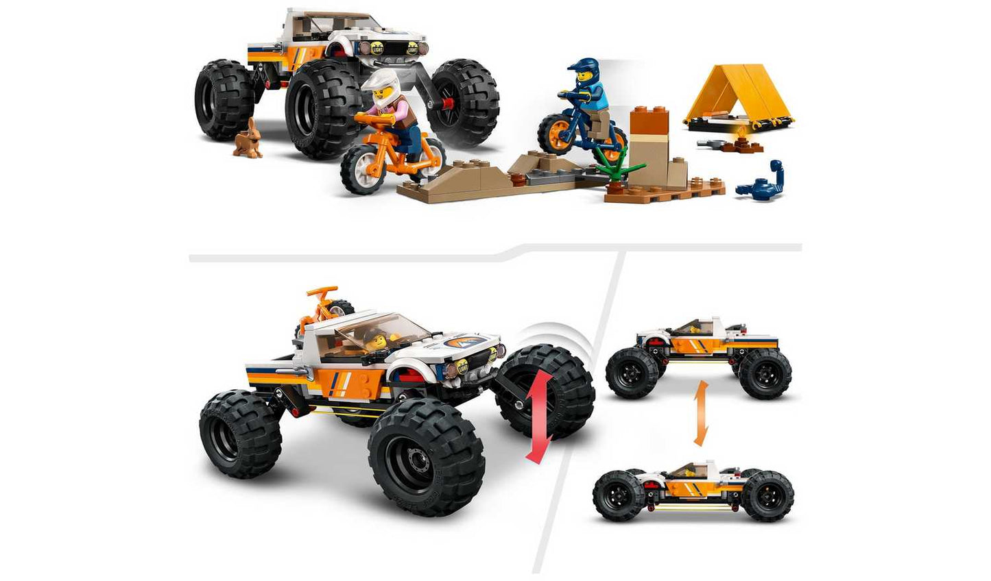 LEGO City 4x4 Off-Roader Adventures Monster Truck Toy 60387