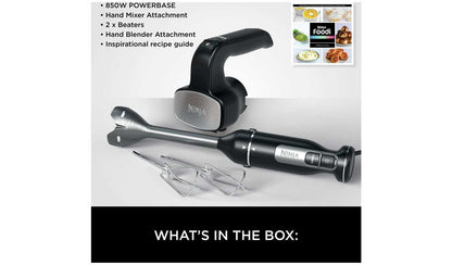 Ninja Foodi CI090UK 2-in-1 Hand Blender & Mixer - Black