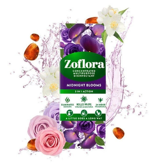 Zoflora Concentrated Multipurpose Disinfectant 3 In 1 - Midnight Blooms, 120ml