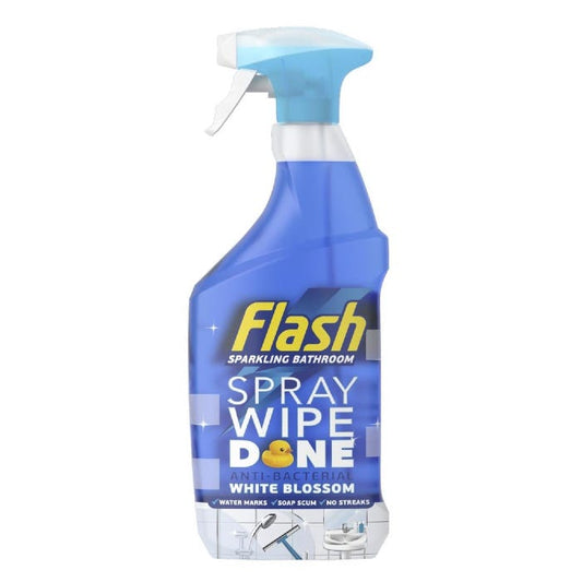 Flash Spray Wipe Done Anti-Bacterial White Blossom, 800ml