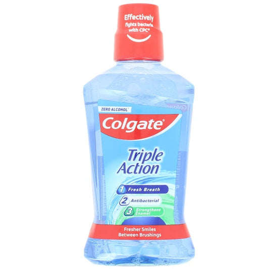 Colgate Triple Action Mouthwash, 500ml