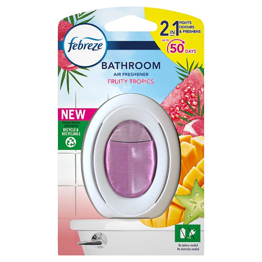 Febreze Bathroom, Continuous Air Freshener Fruity Tropics 1 Count