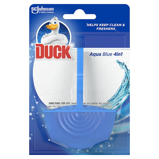 Duck Aqua Blue Rim block Toilet Cleaner, 36g