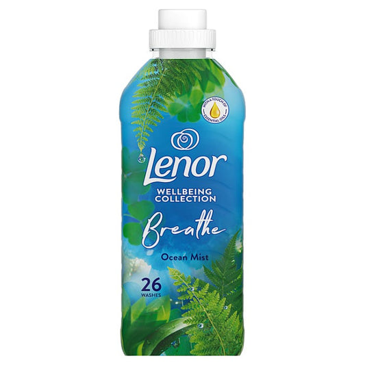 Lenor Fabric Conditioner 26 Washes, Ocean Mist, 858ml