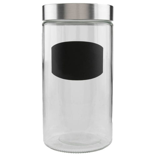 Pepco Glass Storage Jar, 1700ml