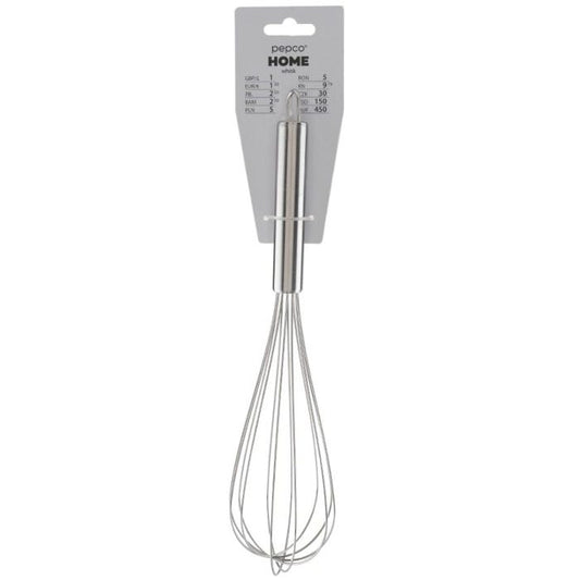 Pepco Stainless Steel Whisk, 30cm
