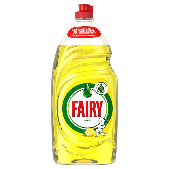 Fairy Lemon Washing Up Liquid with LiftAction, 1.015L