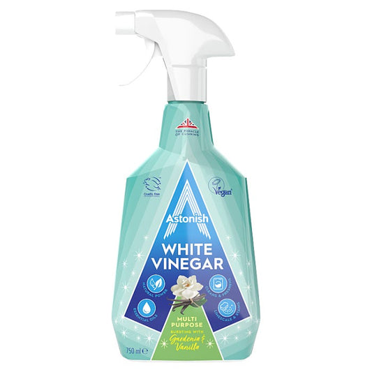Astonish White Vinegar Multi Purpose Bursting with Gardenia & Vanilla, 750ml