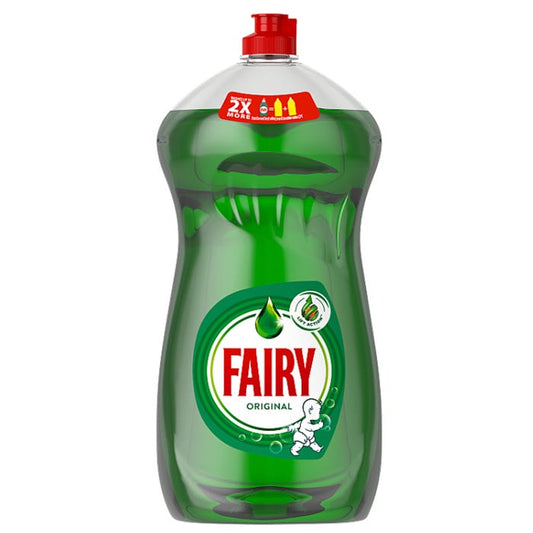 Fairy Original Washing Up Liquid Green with LiftAction, 1450ml