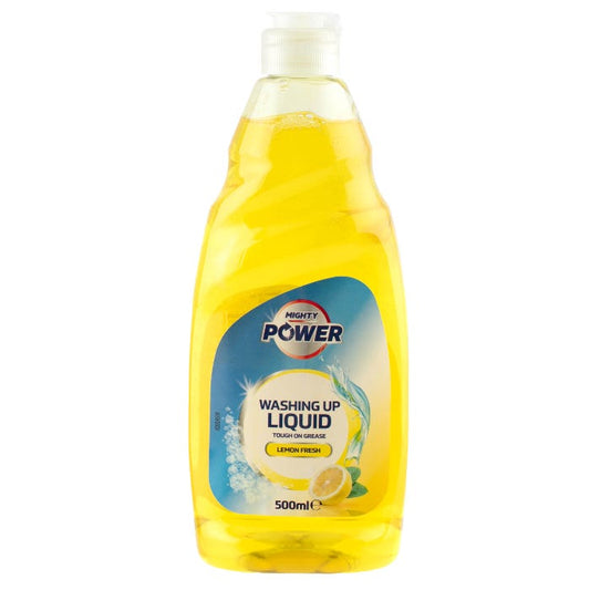 Mighty Power Washing Up Liquid - Lemon Fresh, 500ml