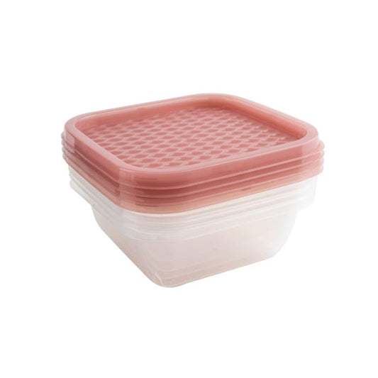 Get Fresh Containers- Pink, Pack of 4