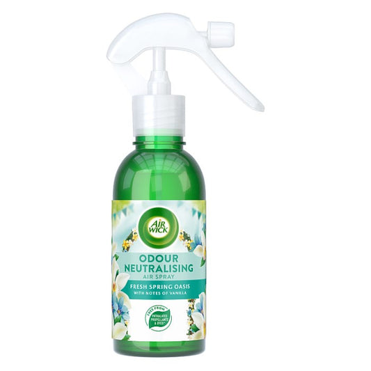Air Wick Fresh Spring Oasis Odour Neutralising Air Spray Infused with Natural Essential Oils, 236ml