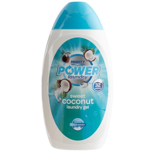 Mighty Power Laundry Gel - Sweet Coconut 970ml
