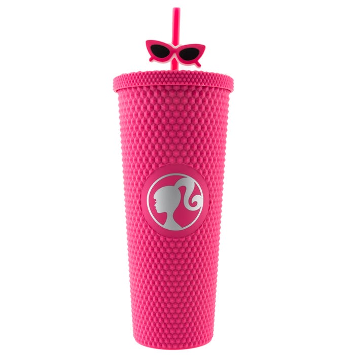 Barbie Tumbler with Straw, 710 ml