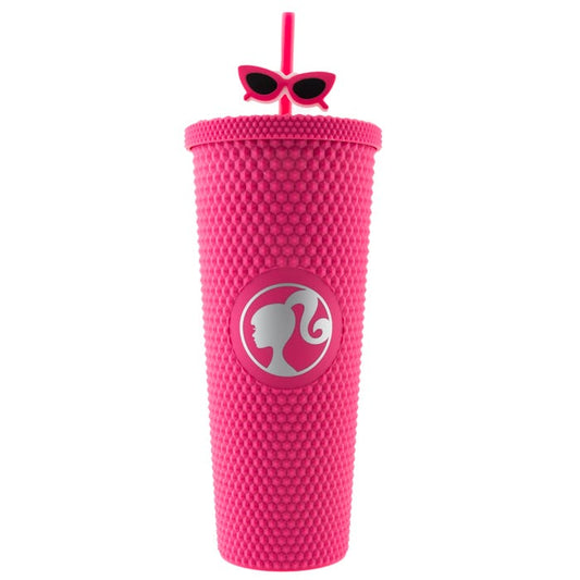 Barbie Tumbler with Straw, 710 ml