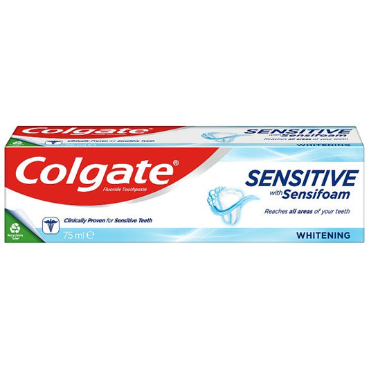 Colgate Sensitive Sensifoam Whitening Toothpaste, 75ml