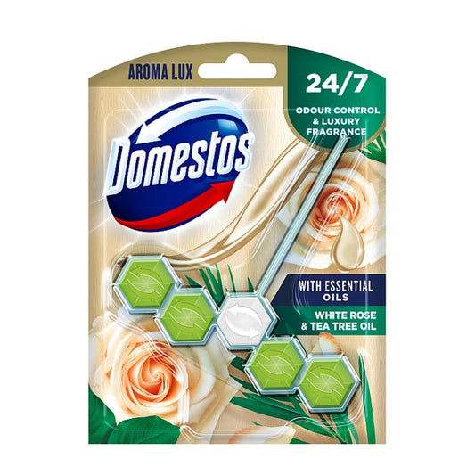 Domestos Odour Control & Luxury Fragrance - White Rose & Tea Tree Oil