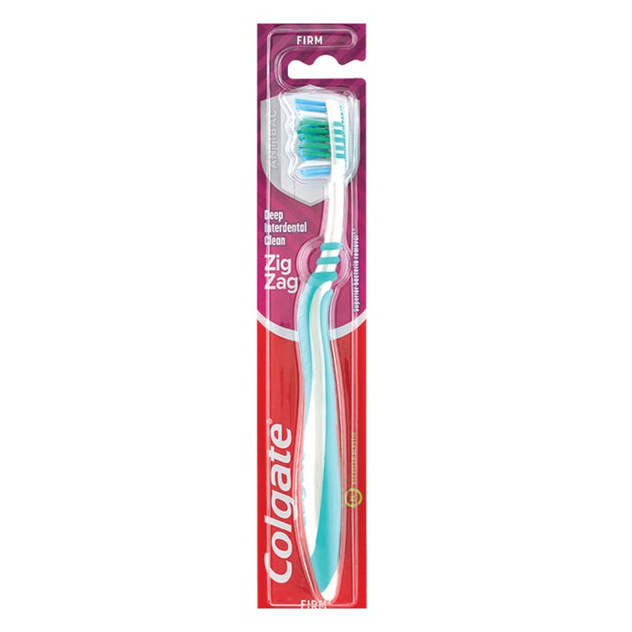 Colgate Antibacterial Zig Zag Firm Toothbrush - Green