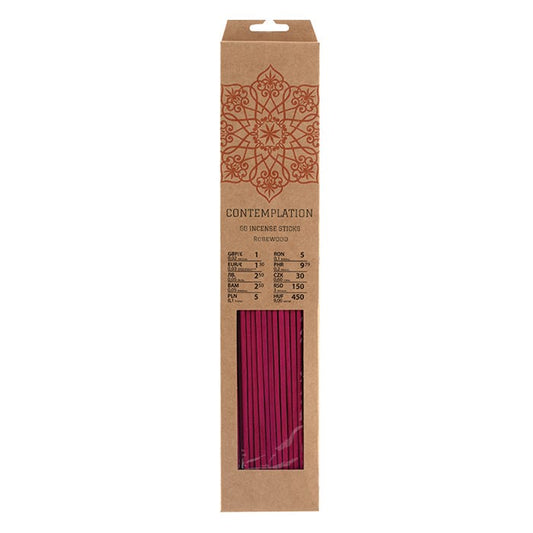Contemplation Incense Sticks - Rosewood (Pack of 50)