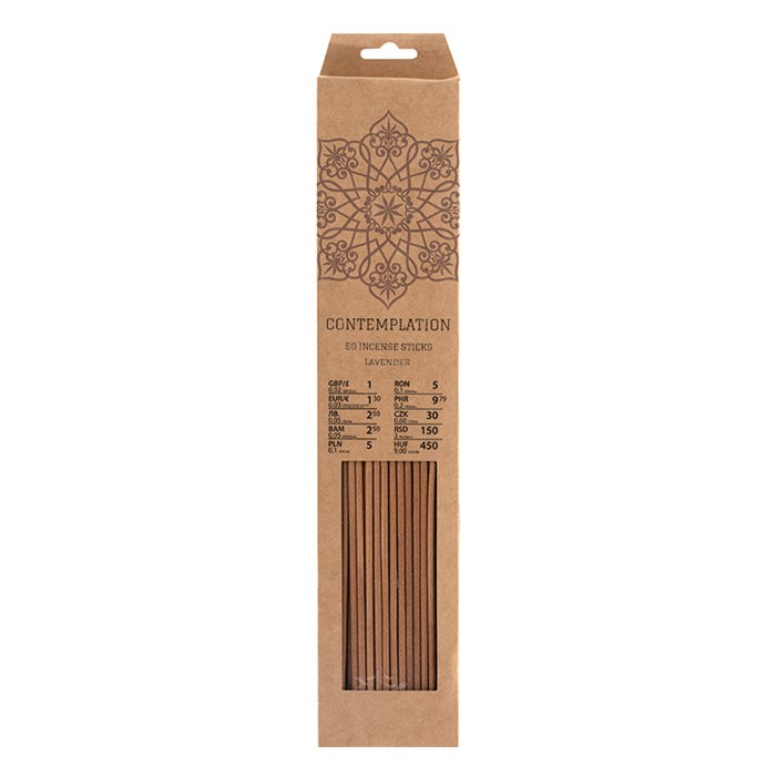 Contemplation Incense Sticks - Lavender (Pack of 50)