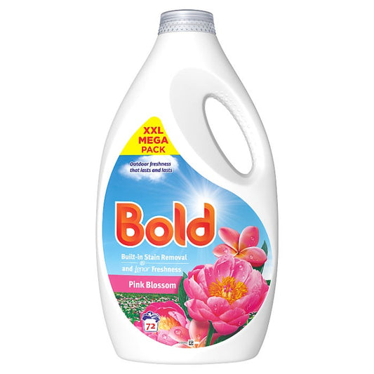 Bold Liquid Laundry Detergent - Pink Blossom (72 Washes)
