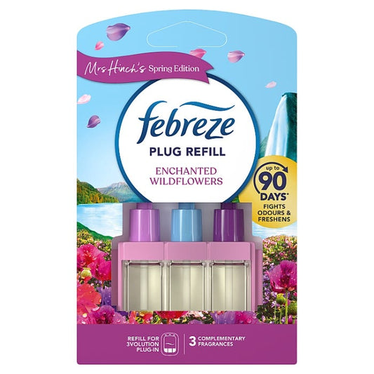 Febreze 3Volution Air Freshener Plug In Refill Mrs Hinch's Wildflowers, 20ml