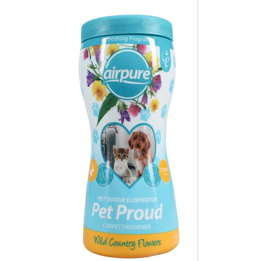 Airpure Pet Odour Eliminator Carpet Freshener- Wild Country Flowers, 500g