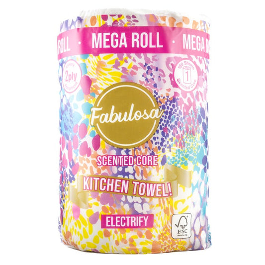 Fabulosa Scented Mega Kitchen Towel Roll - Electrify